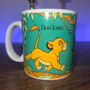SOLD The Lion King Mug | Disney Mug | Vintage Disney Mug | Vintage Lion King Mug